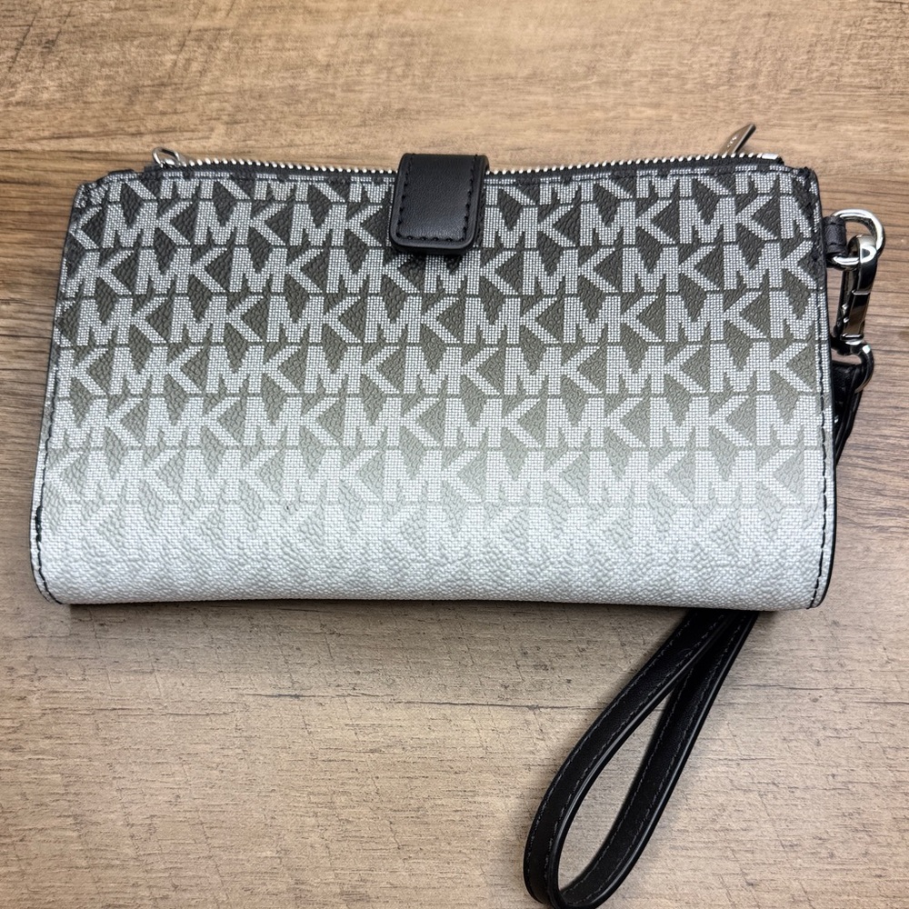 Michael Kors Small Mirella Shopper TZ & Large Jet Set Matching Wristlet Wallet - Picture 3 of 8
